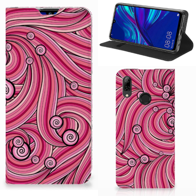 Huawei P Smart (2019) | Bookcase | Swirl Pink Huawei P Smart (2019) | Bookcase | Swirl Pink