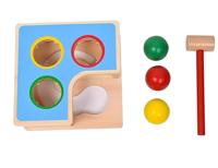 Goki houten hamerbank met bal - thumbnail