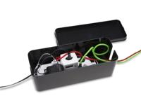 Max Hauri 126729 Kabelbox Zwart (l x b x h) 400 x 155 x 135 mm 1 stuk(s) - thumbnail