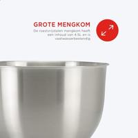 Classic Kitchen Chef 4,5L - Keukenmachine - Zwart - thumbnail