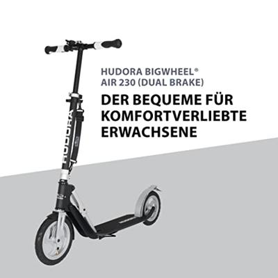 Hudora big wheel air 230 step - zwart