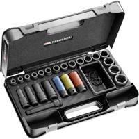 Facom set van 23 lange en korte impactdoppen 1/2" 10• 32mm - NS.550BPB - thumbnail