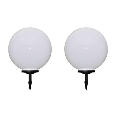 VidaXL Tuinpadlampen 2 st met grondpin led 50 cm
