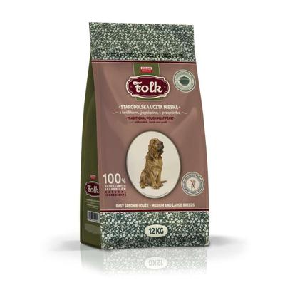 FOLK Medium and large breeds Traditional polish meat feast with rabbit, lamb and quail - droog hondenvoer - 12kg