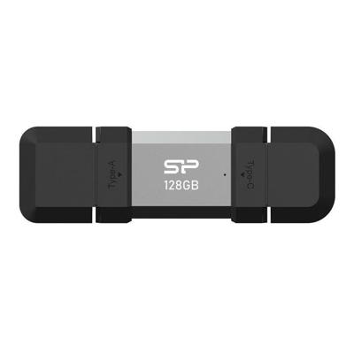 Silicon Power SP128GBUC3C51V1S USB flash drive 128 GB USB Type-A / USB Type-C 3.2 Gen 1 (3.1 Gen 1) Zwart, Zilver