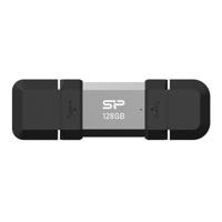 Silicon Power SP128GBUC3C51V1S USB flash drive 128 GB USB Type-A / USB Type-C 3.2 Gen 1 (3.1 Gen 1) Zwart, Zilver - thumbnail