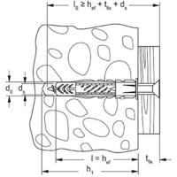 Fischer 77893 UX 14 x 75 Universele pluggen 75 mm 14 mm 10 stuk(s) - thumbnail