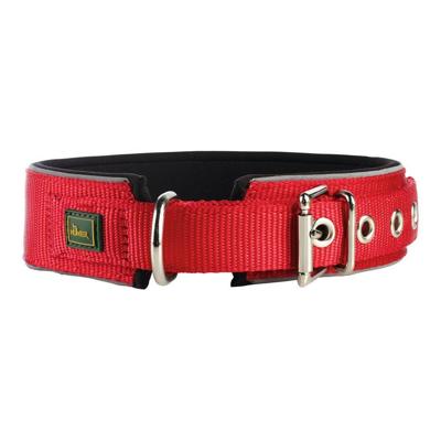 Hondenhalsband Hunter Neoprene Reflect Rood (49-56 cm)