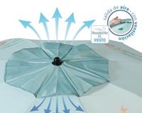 Parasol Blauw 180 cm - thumbnail