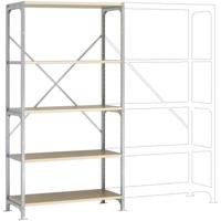 Manuflex RB2114 Magazijnstelling basismodule (b x h x d) 1030 x 2000 x 800 mm Hout - thumbnail