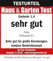 CASO E 7 Eierkoker Instelbare temperatuurregulering RVS - thumbnail