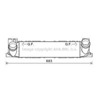 Intercooler, inlaatluchtkoeler BWA4464 - thumbnail