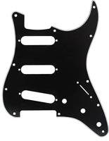 Fender slagplaat voor Stratocaster 3-laags zwart - thumbnail