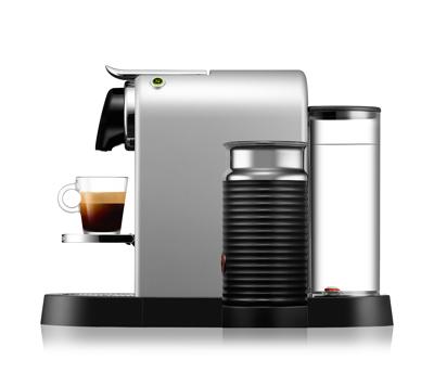 Krups Nespresso Citiz XN761B + Aeroccino Nespresso Zilver