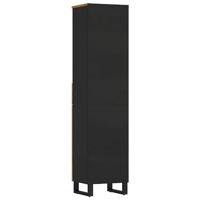 Badkamerkast 38x33x160 cm massief mangohout - thumbnail