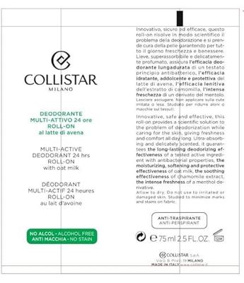 Collistar Multi-Active Deo 24H Roll On 75 ml Deodorant
