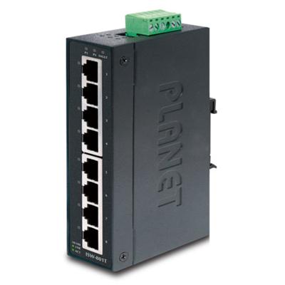 PLANET ISW-801T network switch Unmanaged L2 Fast Ethernet (10/100) Blue