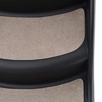 Hondentrap 3 treden inklapbaar zwart - thumbnail