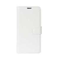 Huawei Nova 2 Plus horizontaal Litchi structuur PU leren Flip Hoesje met houder en opbergruimte voor pinpassen & geld Wit - thumbnail