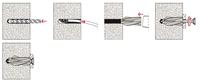 Fischer GASBETONPLUG GB 08 25 St - 50491 - thumbnail