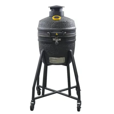 GRLLR Ember Classic 16 Onderstel Charocal Black Kamado BBQ Mat Zwart Trolley Stand