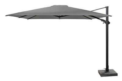 4SO Siesta premium zweefparasol 3x3 charcoal 4SO Siesta premium zweefparasol 3x3 charcoal