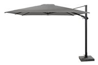 4 Seasons Outdoor | Zweefparasol Siesta Premium 300 x 300 cm | Antraciet-Charcoal - thumbnail