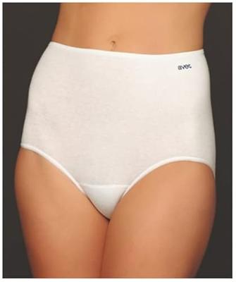 Dames Taille slip 23628 - Badstof kruisje - dames onderbroek, ondergoed - zwart, wit, huidskleur