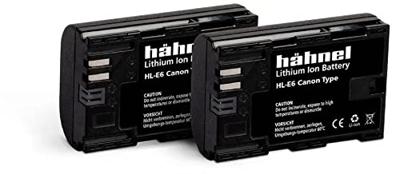 Hähnel Fototechnik HL-E6, 2er Camera-accu Vervangt originele accu LP-E6 7.2 V 1650 mAh