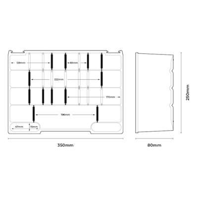 Spro TBX Large 80 Box Clear