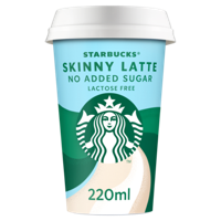 Starbucks® Caffe Latte No Added Sugar IJskoffie 220ml bij Jumbo - thumbnail