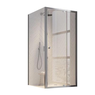 Sealskin Douchecabine Hooked Omkeerbaar Ruime Verstelbaarheid 90x90 cm Zilver