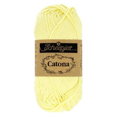 Scheepjes Catona 25g - 100 Lemon Chiffon - Haakgaren / Breigaren