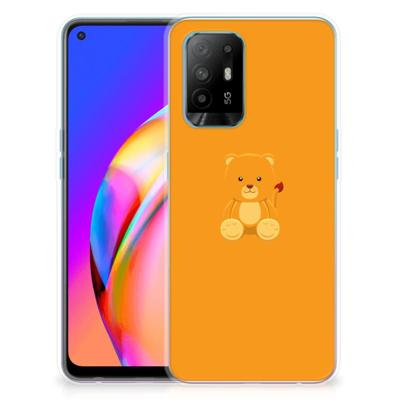 OPPO A94 5G | Reno5 Z Telefoonhoesje met Naam Baby Beer OPPO A94 5G | Reno5 Z Telefoonhoesje met Naam Baby Beer