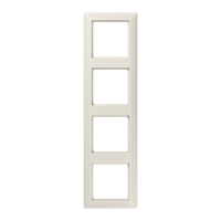 Jung AS500 afdekraam 4-voudig creme AS584 - thumbnail