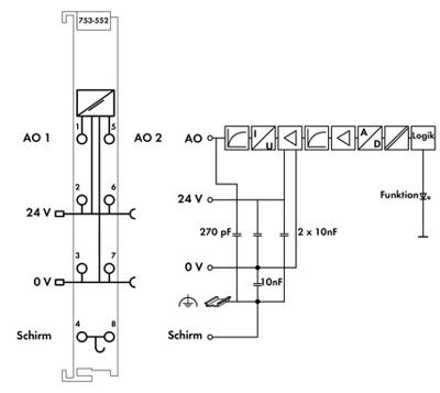 WAGO 753-552 PLC-uitgangskaart 753-552 1 stuk(s)