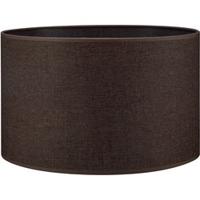 Lampenkap cilinder | rond | canvas | stoffen lampenkap | cilinderkap | Ø35cm H21cm | kastanje | bruin - thumbnail