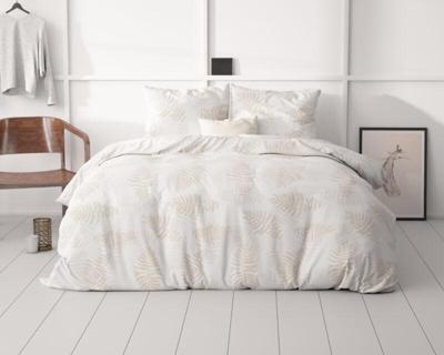 Sleeptime Leaves light Wit 200 x 200/220 cm