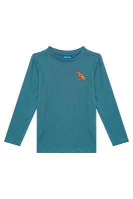 Someone Jongens t-shirt LS - Petrol blauw