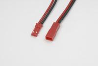 Verlengkabel BEC, silicone kabel 20AWG - 12cm - thumbnail