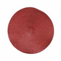 Placemat Lifetime Basics Rood Ø 38 cm - thumbnail