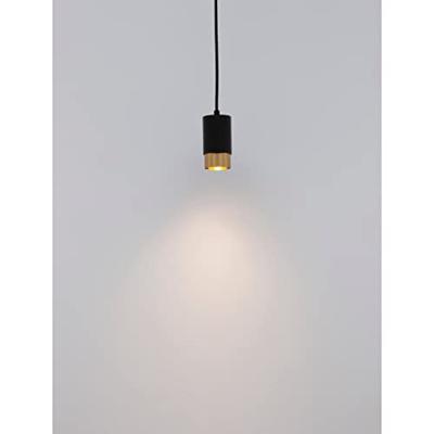 Lyora HanglampPongo S enkel 10,8cm zwart met goud - 9911526