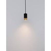 Lyora HanglampPongo S enkel 10,8cm zwart met goud - 9911526 - thumbnail