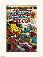 Kunstdruk Marvel - Captain America - 205 30x40cm - thumbnail