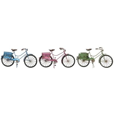 Decoratieve figuren Home ESPRIT Blauw Rood Groen Roze Fiets Vintage 30 x 9 x 15 cm (3 Stuks) Decoratieve figuren Home ESPRIT Blauw Rood Groen Roze Fiets Vintage 30 x 9 x 15 cm (3 Stuks)