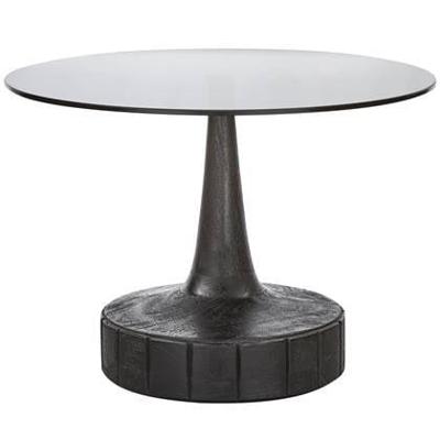 WOOOD Ronde Bijzettafel 'Soya' 60cm, kleur Zwart