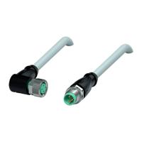Pepperl+Fuchs 240815-100003 Sensor/actuator connector, geassembleerd Aantal polen (sensoren): 3, 3 0.8 m 1 stuk(s) - thumbnail