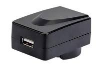 Manhattan- Products USB-reisstekker - USB-oplader met verwisselbare stekkers, reisadapter, wand-reisadapter, stopcontact EU/UK USA AU, oplader - thumbnail