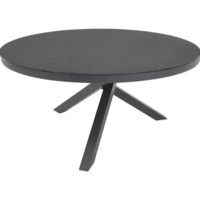 Dining Tuintafel Rond Mojito Ceramic Negro Ø150cm