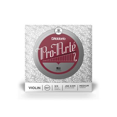 D&apos;Addario J56 3/4M Pro-Arté Violin String Set 3/4 Scale,Medium Tension Vioolsnarenset - thumbnail